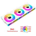 TEUCER JM-1 Ventilator computer case 120mm 3in1 800-2000rpm 12V/4pin PWM chassis noise water cooling fan