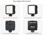 Ulanzi Vijim VL81 Mini LED Video Light On Camera Photo Studio Lighting Soft Diffuser Tiktok Youtube Livestream Vlog Light
