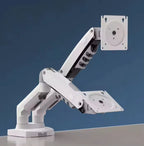 NB NEW F160 gas spring 17"-27"30" Dual Monitor Holder Arm desktop 360 rotate computer holder 2-9KG Monitor bracket USB3.0 port