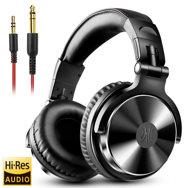 Oneodio Pro 10 Wired DJ Headphones Bass Stereo Gaming Headset With Microphone For Phone Studio Monitor Headphone For Recording