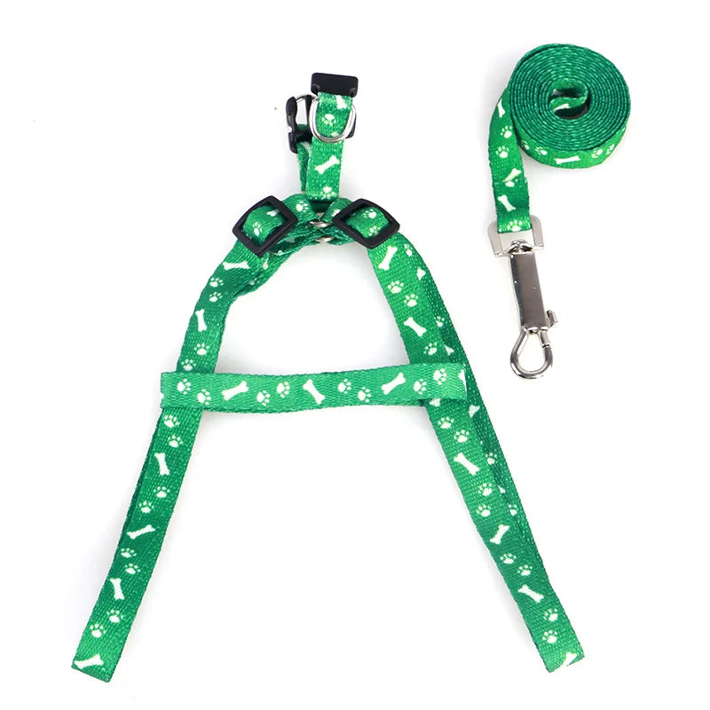 Cat Collar Harness Leash Adjustable Nylon Pet Traction Cat Kitten Dog Halter Collar gato Cats Products Pet Harness Belt