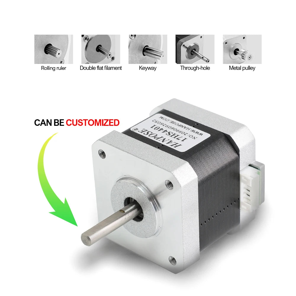 Nema17 Stepper Motor 42 motor 40mm 42BYGH 1.5A (17HS4401) motor 4-lead  for 3D printer stepper motor Nema 17
