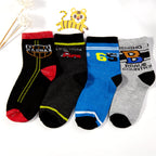 Free Shipping Kit 12 Paired Socks Infant Men Boys Cartoon Comfort and Durability Random