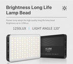 Ulanzi Vijim VL81 Mini LED Video Light On Camera Photo Studio Lighting Soft Diffuser Tiktok Youtube Livestream Vlog Light