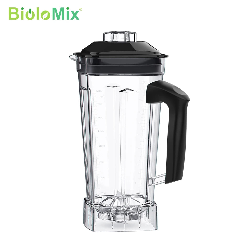 Jarra 2L para Liquidificador Profissional – Tampa, Lâmina Dentada e BPA Free