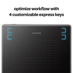 HUION H430P Digital Tablets Micro USB Signature Graphics Drawing Pen Tablet OSU Game Battery-Free Tablet Android Mac Windows