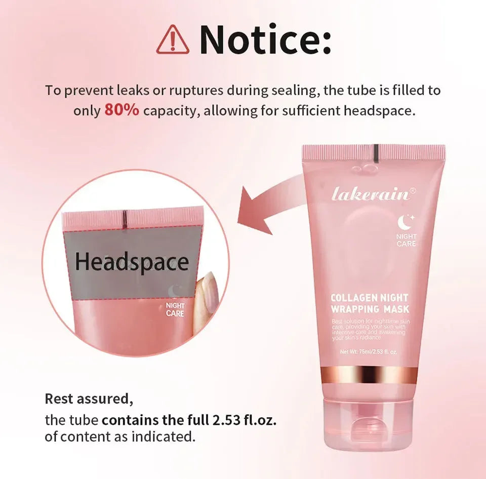Night Collagen Wrapper Mask Rejuvenation Moisturizing Brightening Korean Face Mask Skin Elasticity Facial Mask Beauty Skin Care