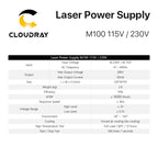 Cloudray 80-100W CO2 Laser Power Supply for CO2 Laser Engraving Cutting Machine M100W category