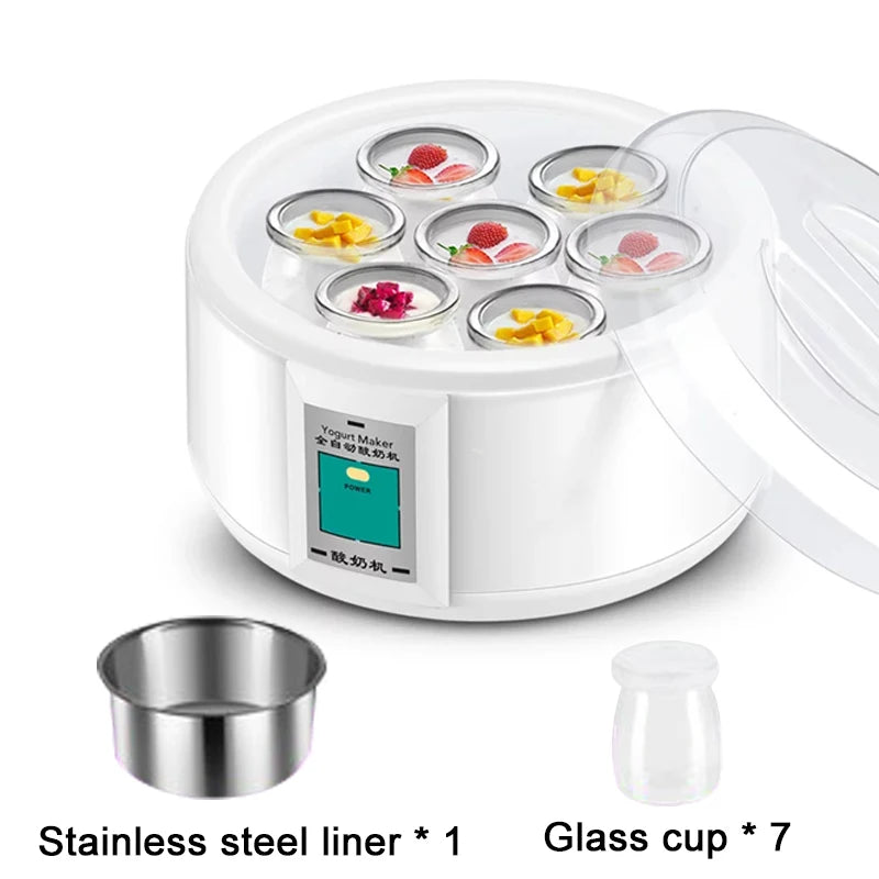 Iogurteira Elétrica Automática DMWD – 1,5 Litro Inox