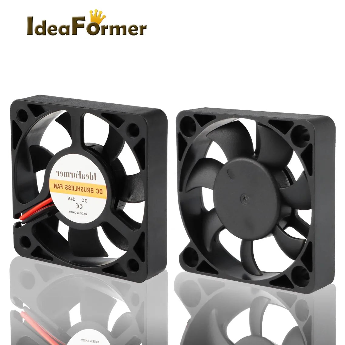 3D Printer Accessories Cooling Fan 5/12/24V 6015/5010/4010/3010/2510mm Fan Cooler Cooling Turbo Brushless Fans With 2Pin XH2.54