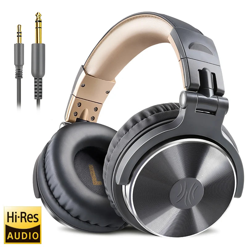 Oneodio Over Ear Headphones Hifi Studio DJ Headphone Wired Monitor Music Gaming Headset Earphone For Phone Computer PC With Mic
