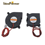 1 Pcs 4020/5015 Blower Turbo Cooling Fan  Brushless  DC 12V&24V 3D Printer With 2Pin Dupont Wire Cooler 30cm Wire for J-head