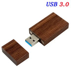 Wood Album Style High Speed USB 3.0 4GB 8GB 16GB Fashion Gift 32GB 64GB USB+BOX Wedding Photography Free Custom LOGO