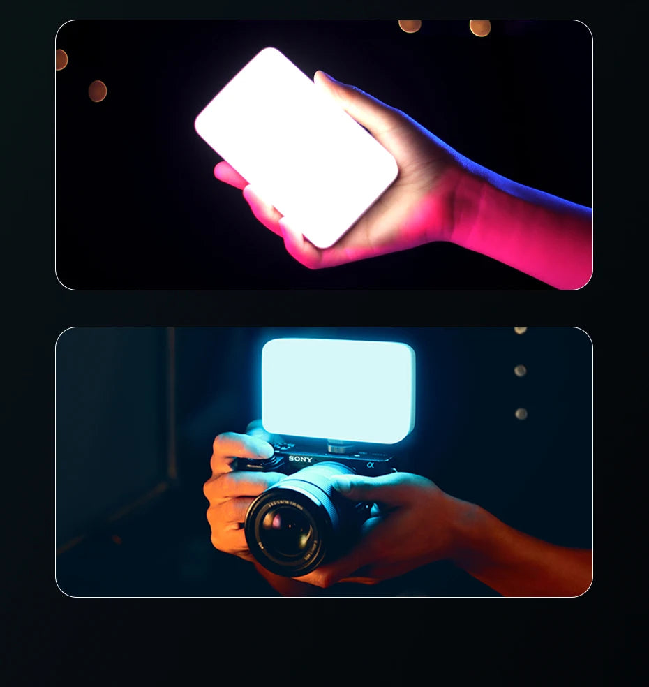 Ulanzi Vijim VL81 Mini LED Video Light On Camera Photo Studio Lighting Soft Diffuser Tiktok Youtube Livestream Vlog Light