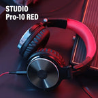 Oneodio Professional DJ Headphones Over Ear Studio Monitor Headset With Microphone HIFI Wired Bass Gaming Headset For Phone