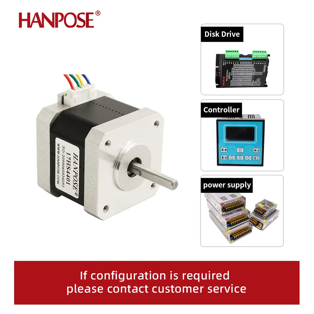 Nema17 Stepper Motor 42 motor 40mm 42BYGH 1.5A (17HS4401) motor 4-lead  for 3D printer stepper motor Nema 17