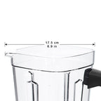 Jarra 2L para Liquidificador Profissional – Tampa, Lâmina Dentada e BPA Free