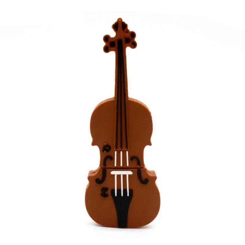 JASTER 8 Styles Musical Instruments Model Pendrive 4GB 16GB 32GB 64GB 128GB USB Flash Drive Violin/Piano/Guitar