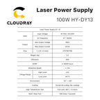 Cloudray DY13 Co2 Laser Power Supply For RECI Z2/W2/S2 Co2 Laser Tube Engraving / Cutting Machine DY Series