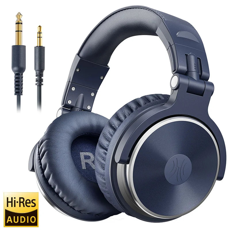 Oneodio Pro 10 Wired DJ Headphones Bass Stereo Gaming Headset With Microphone For Phone Studio Monitor Headphone For Recording
