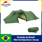 Naturehike Opalus 2 3 4 Tent 2 3 4 Person Hiking Tent 4 Season Tent Ultralight Family Travel Tent 20D Waterproof Camping Tent