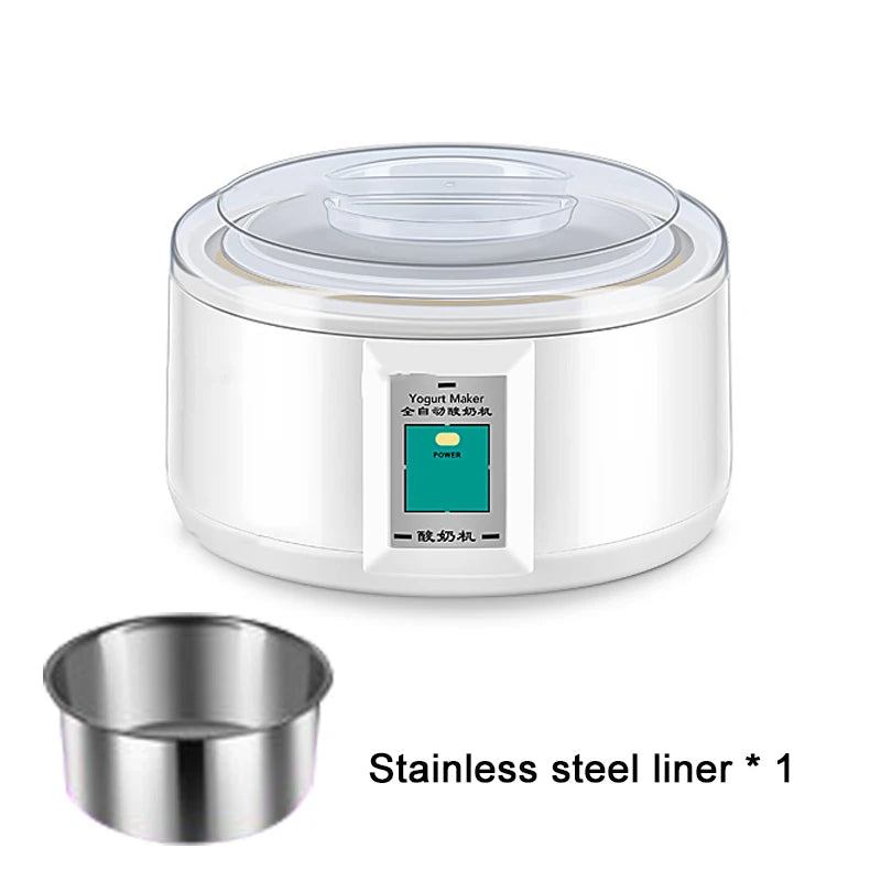 Iogurteira Elétrica Automática DMWD – 1,5 Litro Inox