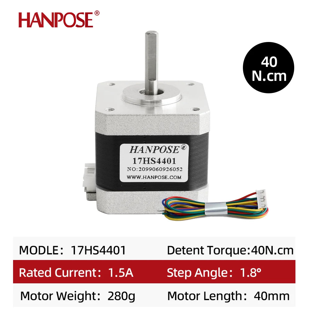 Nema17 Stepper Motor 42 motor 40mm 42BYGH 1.5A (17HS4401) motor 4-lead  for 3D printer stepper motor Nema 17