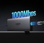 UGREEN Hub USB-C com Dual HDMI 8K/4K – Adaptador 10 em 1 com RJ45, USB 3.0, PD 100W, Dock para MacBook Pro, Air, Notebook – HUB USB