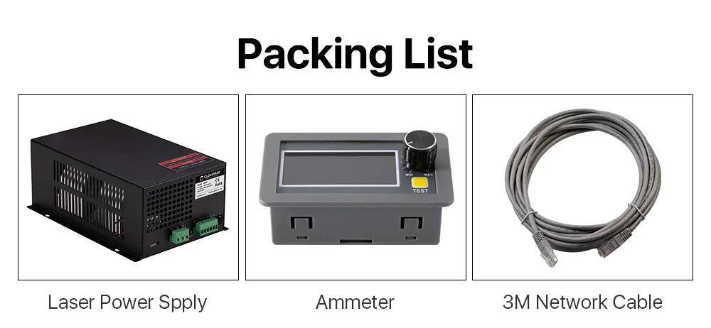 Cloudray 80-100W CO2 Laser Power Supply for CO2 Laser Engraving Cutting Machine M100W category