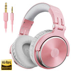 Oneodio Professional DJ Headphones Over Ear Studio Monitor Headset With Microphone HIFI Wired Bass Gaming Headset For Phone