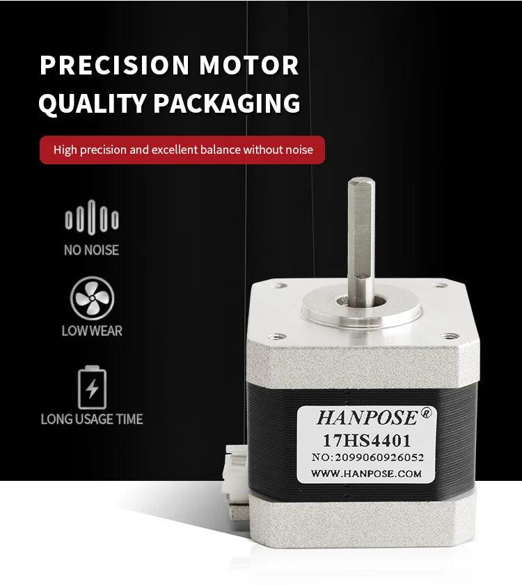 Nema17 Stepper Motor 42 motor 40mm 42BYGH 1.5A (17HS4401) motor 4-lead  for 3D printer stepper motor Nema 17
